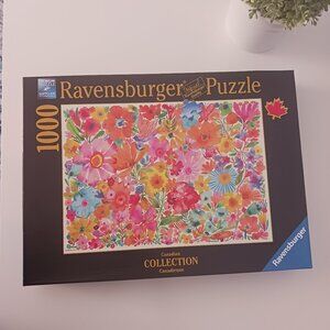 1000 Piece Ravensburger Flower Puzzle Canadian Collection